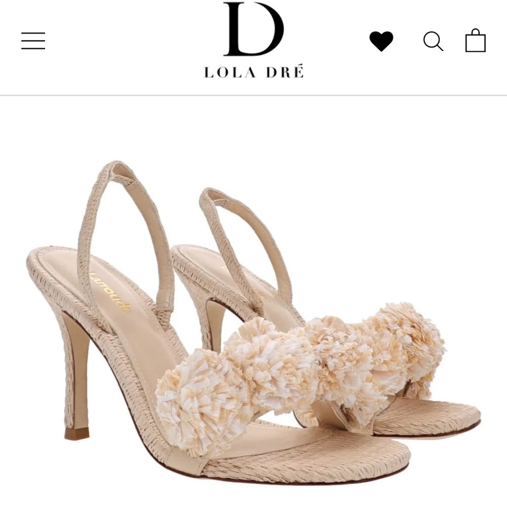 LARROUDE new rafia slingback heels 2024